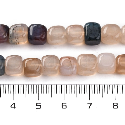 Natural Dragon Veins Agate Beads Strands G-G177-E13-01-1
