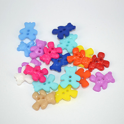 Little Bear 2-hole Sewing Buttons FNA14U0-1