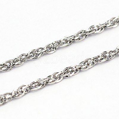 Tarnish Resistant 304 Stainless Steel Singapore Chains CHS-O005-38B-1