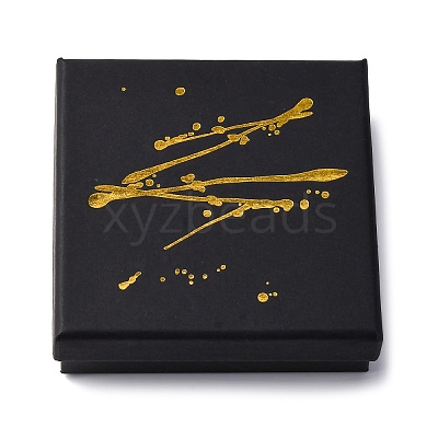 Hot Stamping Cardboard Jewelry Packaging Boxes LS-CON-B007-01C-1