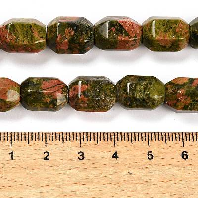 Natural Unakite Beads Strands G-F781-A04-01-1