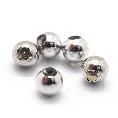 Anti-Tarnish Rhodium Plated 925 Sterling Silver Beads STER-I016-106A-P-1