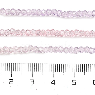 Transparent Painted Glass Beads Strands DGLA-A034-T2mm-A05-1