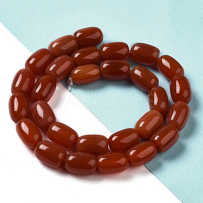 Natural Carnelian Column Beads Strands G-P063-67-1