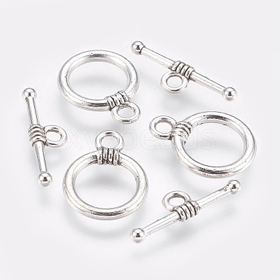 CCB Plastic Toggle Clasps CCB-J027-77AS-1