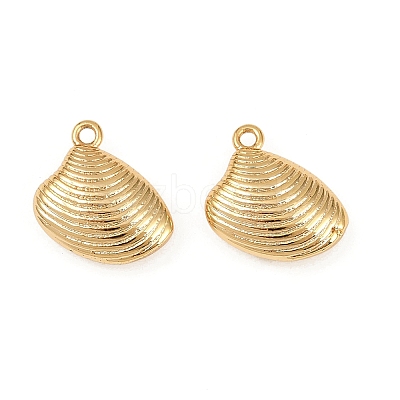 Ocean Theme Brass Charms KK-F902-07A-G-1