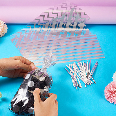 4 Styles OPP Cellophane Candy Storage Bags Sets ABAG-TAC0013-20A-03-1