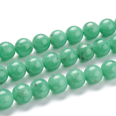 Natural Glass Beads Strands G-F688-01-8mm-1