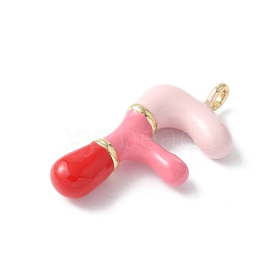 Brass Enamel Pendants KK-E093-03G-F-01-1