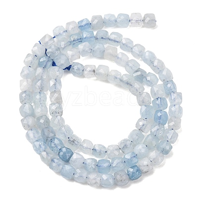 Natural Aquamarine Beads Strands G-L587-C02-01-1