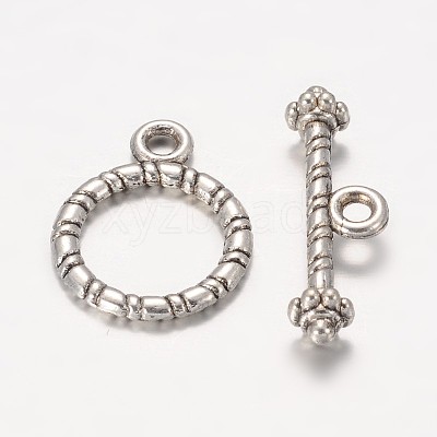 Tibetan Style Alloy Toggle Clasps LS-LF0717Y-1