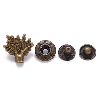 Brass Snap Buttons SNAP-S012-011-RS-1