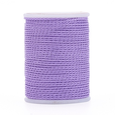 Round Waxed Polyester Cord X-YC-G006-01-1.0mm-11-1
