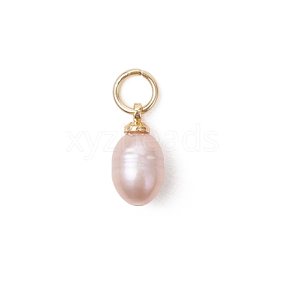 Natural Cultured Freshwater Pearl Pendants PALLOY-JF05172-01-1
