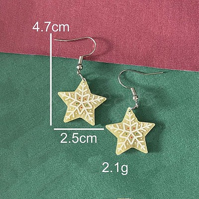 Christmas Acrylic Dangle Earrings FS-WG2A8CC-04-1