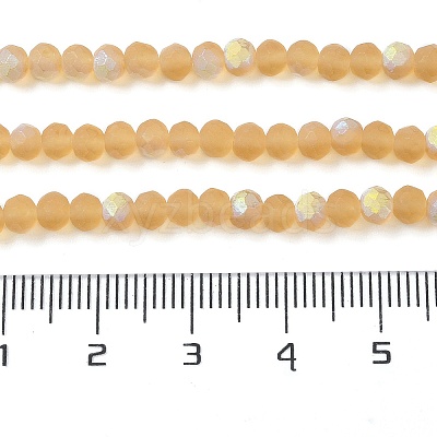 Transparent Glass Beads Strands X1-EGLA-A034-T4mm-MB23-1