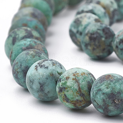 Natural African Turquoise(Jasper) Beads Strands X-G-T106-203-1
