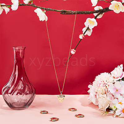 6Pcs Brass Locket Pendants KK-BBC0015-52-1
