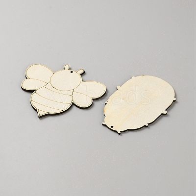DIY Wood Hanging Pendant Decorations Kit DIY-WH20007-18A-1