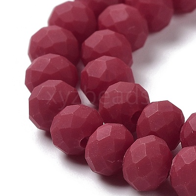 Glass Beads Strands EGLA-A034-P8mm-MD02-1