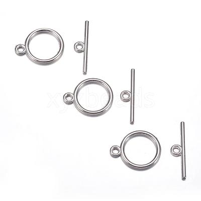 Tibetan Style Toggle Clasps X-TIBE-A12208-P-NR-1