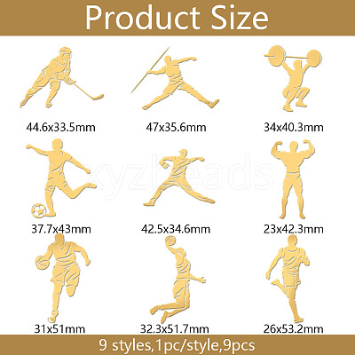 Nickel Decoration Stickers DIY-WH0450-117-1