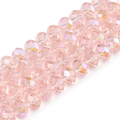 Electroplate Glass Beads Strands LS-EGLA-A044-T8mm-L22-1