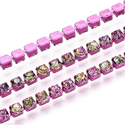 Iron Rhinestone Cup Chains CH-N005-05F-1