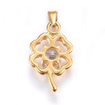 304 Stainless Steel Pendants STAS-P216-51G-1