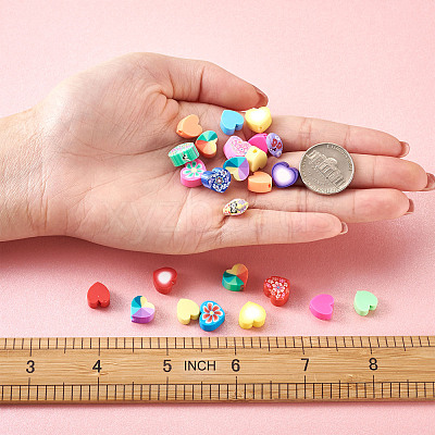 Handmade Polymer Clay Beads CLAY-TA0001-11-1