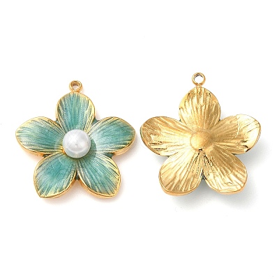 304 Stainless Steel Enamel Pendants STAS-K256-11G-01-1