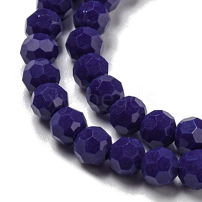 Opaque Glass Beads Stands EGLA-A035-P4mm-D09-1