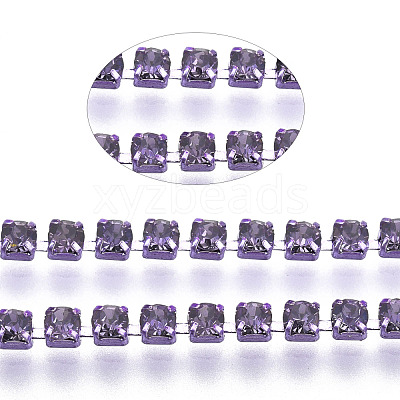 Electrophoresis Iron Rhinestone Strass Chains CHC-Q009-SS6.5-B13-1