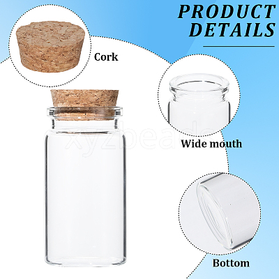 Glass Jar Glass Bottles Bead Containers AJEW-SP0003-91A-1
