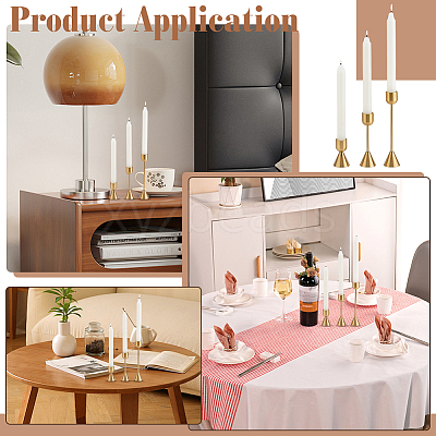 DIY Aluminium Candle Stand Kits DIY-WH0888-346-1