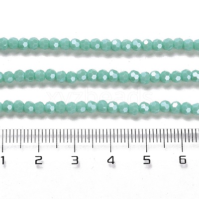 Electroplate Opaque Glass Beads Strands EGLA-A035-P3mm-A14-1