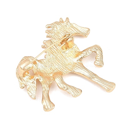 Alloy Rhinestone Lapel Pin Brooches JEWB-C057-01G-1
