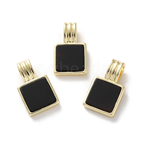 Natural Black Onyx(Dyed & Heated) Pendants G-B123-03G-02-1