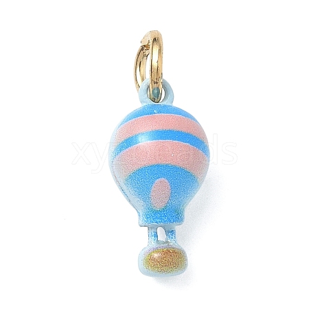 304 Stainless Steel Enamel Pendants ENAM-I086-03B-1