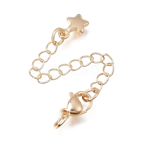 Brass Chain Extender KK-L155-30G-1