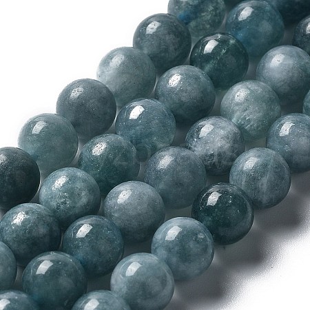 Dyed Natural Malaysia Jade Beads Strands G-G021-01B-01-1