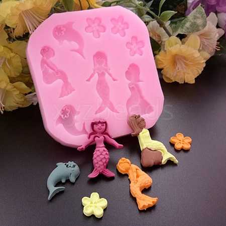 Food Grade Silicone Statue Molds DIY-E011-27-1