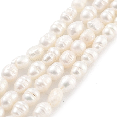 Natural Cultured Freshwater Pearl Beads Strands PEAR-P062-03A-1