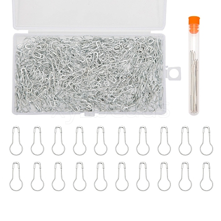 Iron Locking Stitch Marker & Big Eye Needle Kits PW-WGE3C92-12-1