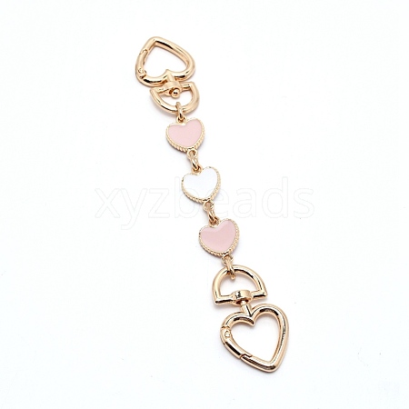 Light Gold Zinc Alloy Hanger Clasps FIND-WH0066-36D-1