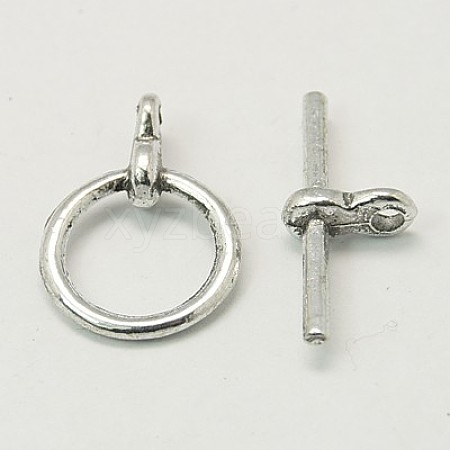 Tibetan Style Toggle Clasps LS-TIBE-AB2035Y-NF-1