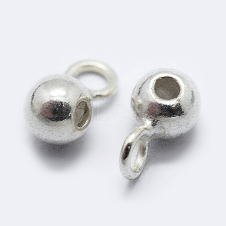 925 Sterling Silver Tube Bails STER-K167-047A-S-1