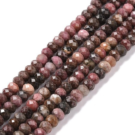 Natural Rhodonite Beads Strands G-E591-03-1