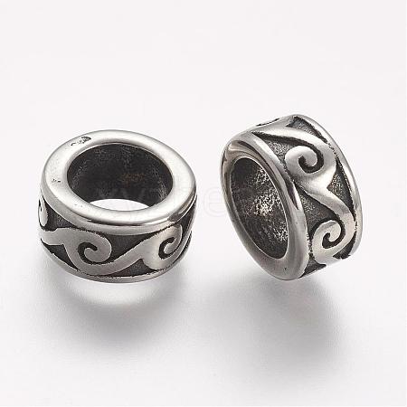 304 Stainless Steel Beads STAS-A032-059AS-1