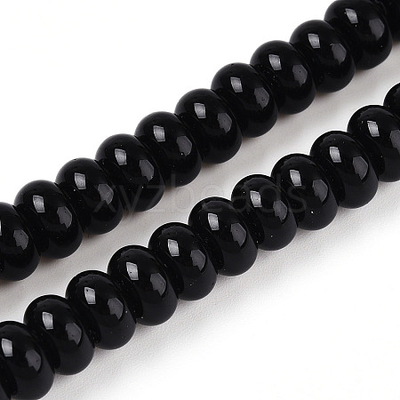 Opaque Spray Painted Glass Beads GLAA-ZX008-4mm-18F-1